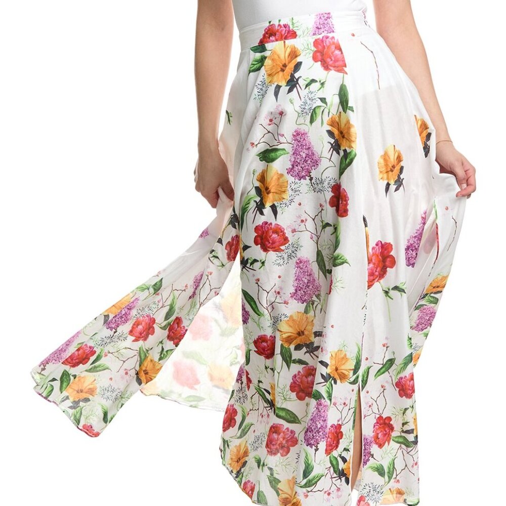 New with tag Charo Ruiz Ibiza Tana Midi Skirt XL Cotton 100% Authentic